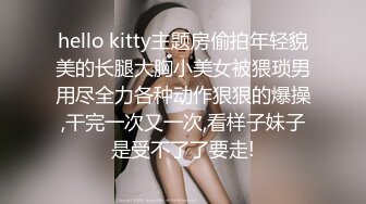 hello kitty主题房偷拍年轻貌美的长腿大胸小美女被猥琐男用尽全力各种动作狠狠的爆操,干完一次又一次,看样子妹子是受不了了要走!