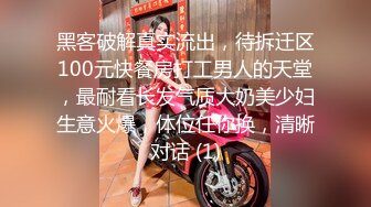 黑客破解真实流出，待拆迁区100元快餐房打工男人的天堂，最耐看长发气质大奶美少妇生意火爆，体位任你换，清晰对话 (1)