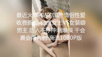 最近火爆P站的国产情侣性爱收费新作-白虎女主VS女装癖男主 后入不停冲刺爆操 干会裹会再内射 高清1080P版