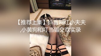 【推荐上集】抖音网红小夫夫,小黄狗和叮当猫交欢实录